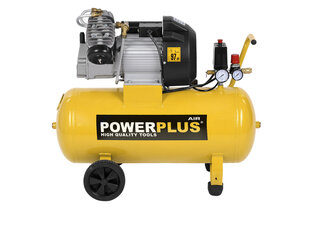 PowerPlus POWX1770 kompresors, 50L, 356L/min cena un informācija | Kompresori | 220.lv