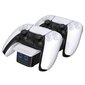 Venom Twin Docking Station - White (PS5) cena un informācija | Spēļu kontrolieri | 220.lv