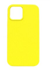 Aizmugurējais vāciņš Evelatus    Apple    iPhone 12/12 Pro Soft Case with bottom    Lemon Yellow цена и информация | Чехлы для телефонов | 220.lv