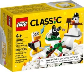 Lego Classic 11012 Белые кубики цена и информация | Конструкторы и кубики | 220.lv