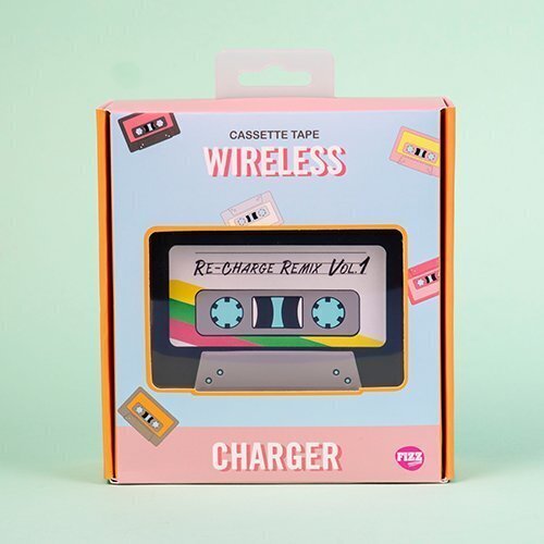 Wireless Charger - Cassette Tape cena un informācija | Lādētāji un adapteri | 220.lv