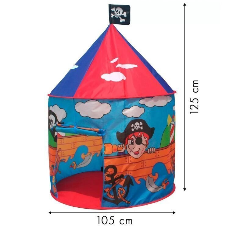 Bērnu rotaļu telts Pirātu kuģis cena un informācija | Bērnu rotaļu laukumi, mājiņas | 220.lv