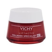 Nakts sejas krēms Vichy LiftActiv Collagen Specialist, 50 ml цена и информация | Кремы для лица | 220.lv
