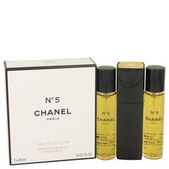 Chanel No.5 EDT sievietēm 3x20 ml cena un informācija | Sieviešu smaržas | 220.lv