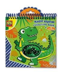 Раскраска SES Пайетки Динозаврик цена и информация | Развивающие игрушки | 220.lv