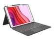 Logitech - Combo Touch for iPad 7th generation - Graphite, Nordic cena un informācija | Citi aksesuāri planšetēm un e-grāmatām | 220.lv