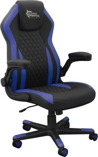 White Shark spēļu krēsls, melns/zils cena un informācija | Biroja krēsli | 220.lv