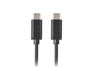 USB-C Kabelis Lanberg CA-CMCM-31CU-0018-BK (1,8 m) цена и информация | Кабели и провода | 220.lv