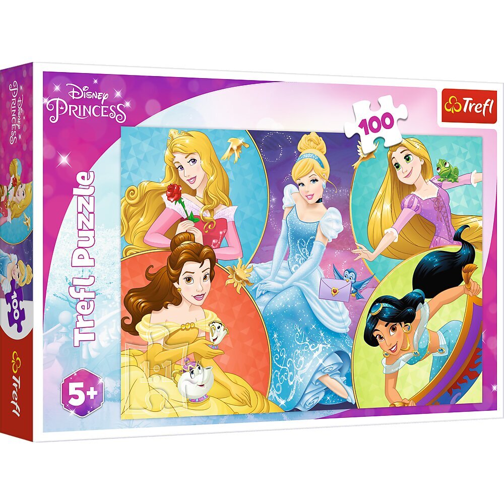 TREFL Puzle 100 Princeses цена и информация | Puzles, 3D puzles | 220.lv