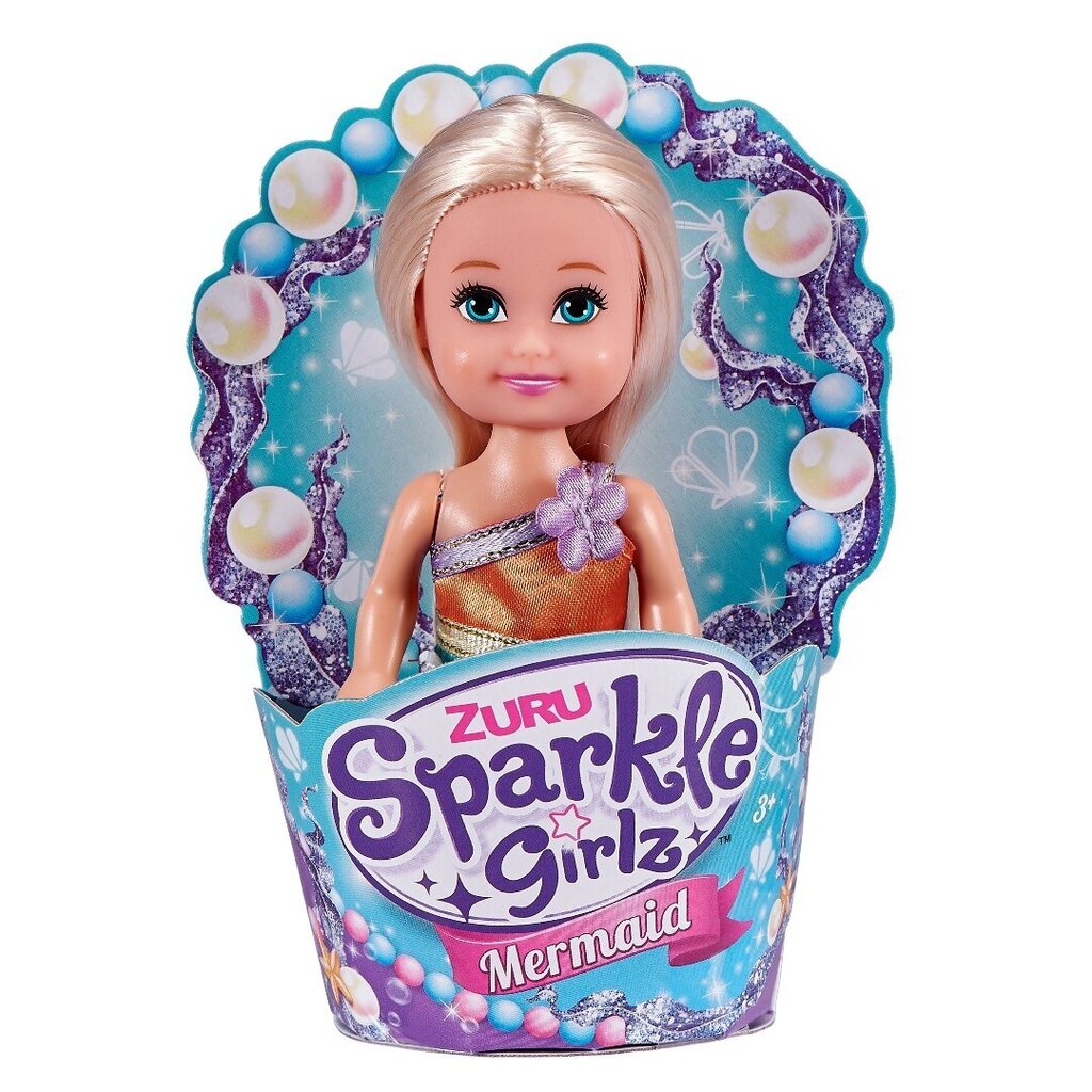 SPARKLE GIRLZ lelle kēksiņā Nāriņa, 10 cm, assort., 10012TQ4 cena un informācija | Rotaļlietas meitenēm | 220.lv