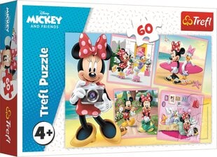 Puzle Trefl Pelīte Minija (Minnie Mouse), 60 d. cena un informācija | Disney Rotaļlietas, bērnu preces | 220.lv