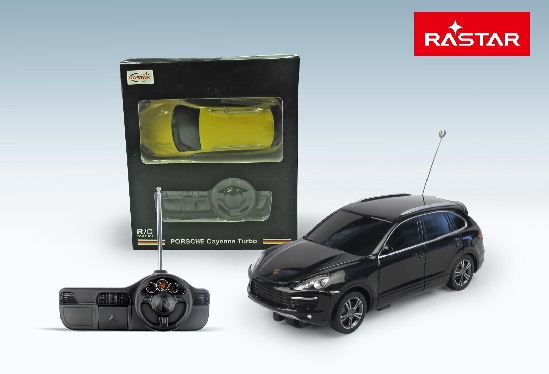 RASTAR R/C 1:32 rādiovadāms auto Porsche Cayenne Turbo, 50300 cena un informācija | Rotaļlietas zēniem | 220.lv