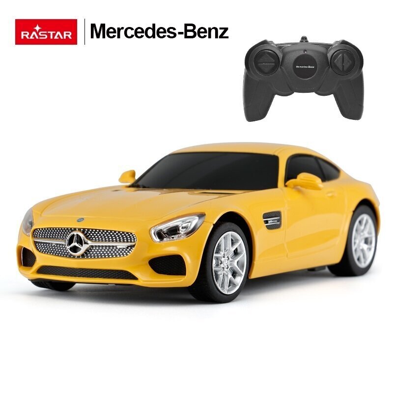 RASTAR R/C 1:24 rādiovadāms auto Mercedes AMG GT, dažadas, 72100 цена и информация | Rotaļlietas zēniem | 220.lv