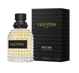 Valentino Uomo Born In Roma Yellow Dream EDT vīriešiem 50 ml. cena un informācija | Valentino Smaržas, kosmētika | 220.lv