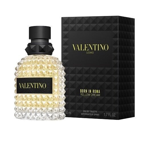 Valentino Uomo Born In Roma Yellow Dream EDT vīriešiem 50 ml. цена и информация | Vīriešu smaržas | 220.lv