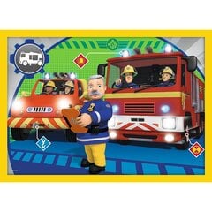 Комплект пазлов TREFL FIREMAN SAM 4в1 Пожарник Сэм цена и информация | Пазлы | 220.lv