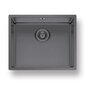Izlietne Pyramis Astris Colora 50x40, tumši pelēka cena un informācija | Virtuves izlietnes | 220.lv