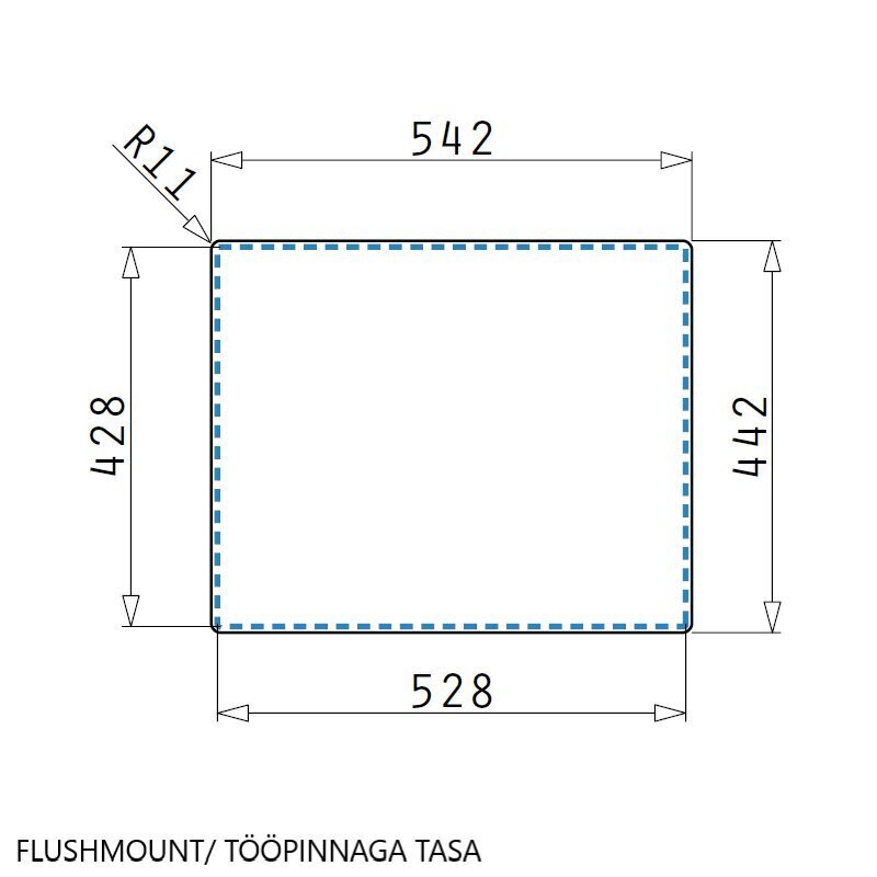 Izlietne Pyramis Astris Colora 50x40, vara krāsas цена и информация | Virtuves izlietnes | 220.lv