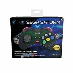 Retro-Bit SEGA Saturn BT Pad Grey cena un informācija | Spēļu kontrolieri | 220.lv