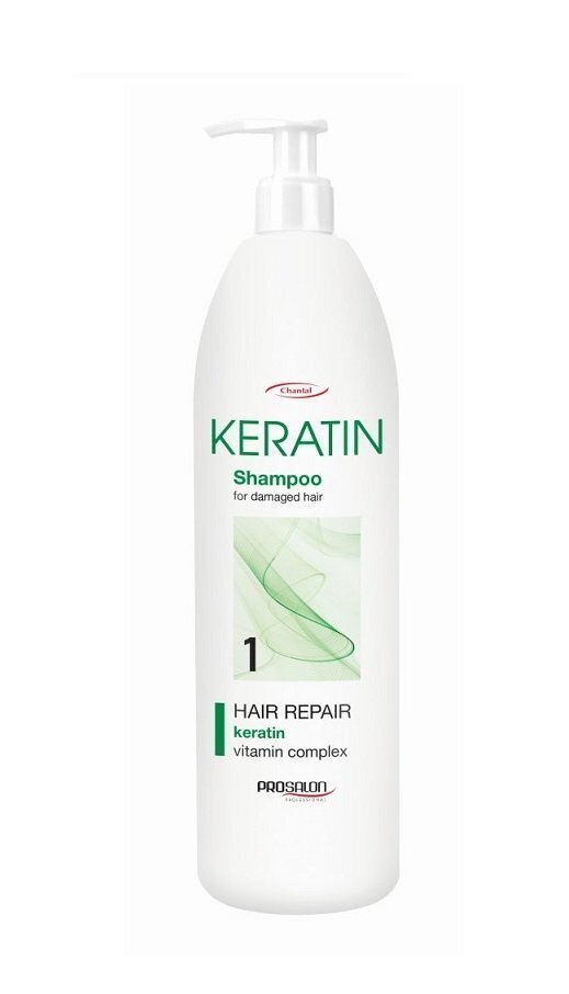 Chantal Prosalon Keratin šampūns 1000 g cena un informācija | Šampūni | 220.lv
