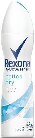 Rexona Cotton Dry izsmidzināmais dezodorants 150 ml cena un informācija | Dezodoranti | 220.lv