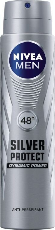 Nivea Men Silver Protect izsmidzināmais dezodorants vīriešiem 250 ml цена и информация | Dezodoranti | 220.lv
