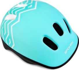 Детский велосипедный шлем Spokey Strapy 2, 49-56 см, голубой цена и информация | Шлемы | 220.lv