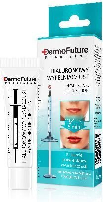 Lūpu balzams Eveline Cosmetics Dermofuture Hyaluronic, 12 ml cena un informācija | Lūpu krāsas, balzāmi, spīdumi, vazelīns | 220.lv