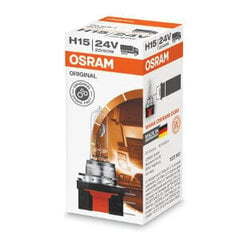 Автомобильная лампа Osram 64177 H15 24V 20/60W цена и информация | Автомобильные лампочки | 220.lv