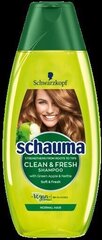 Schauma Clean & Fresh šampūns 400 ml cena un informācija | Šampūni | 220.lv
