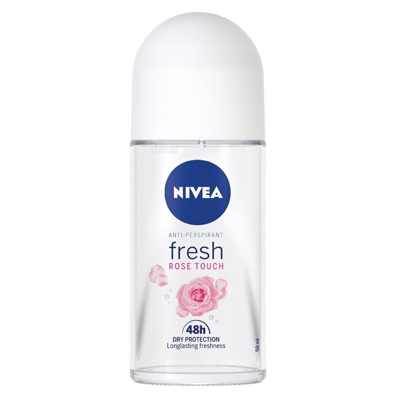 Nivea Fresh Rose Touch rullīša dezodorants 50 ml cena un informācija | Dezodoranti | 220.lv