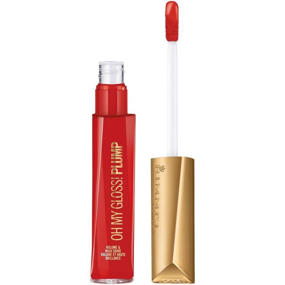 Rimmel Oh My Gloss! Plump lūpu spīdums 6.5 ml, 500 Saucy cena un informācija | Lūpu krāsas, balzāmi, spīdumi, vazelīns | 220.lv