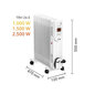 Elektriskais eļļas radiators Trotec TRH 26 E цена и информация | Sildītāji | 220.lv