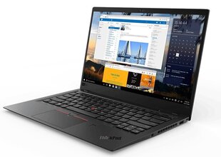 LENOVO ThinkPad X1 i7-8550U 14.0 FHD 16GB RAM 512 SSD Win10Pro cena un informācija | Portatīvie datori | 220.lv