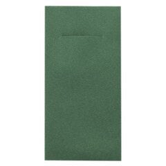 Salvetes piederumiem Linclass® Airlaid Green 40x40 cm (12 gab.) cena un informācija | Galdauti, salvetes | 220.lv