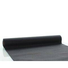 Galda celiņš Linclass® Airlaid Black 40x480 cm cena un informācija | Galdauti, salvetes | 220.lv