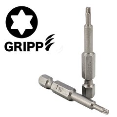 Rotējošs uzgalis Torx Grip T10 50 mm, 3 gab. cena un informācija | Rokas instrumenti | 220.lv