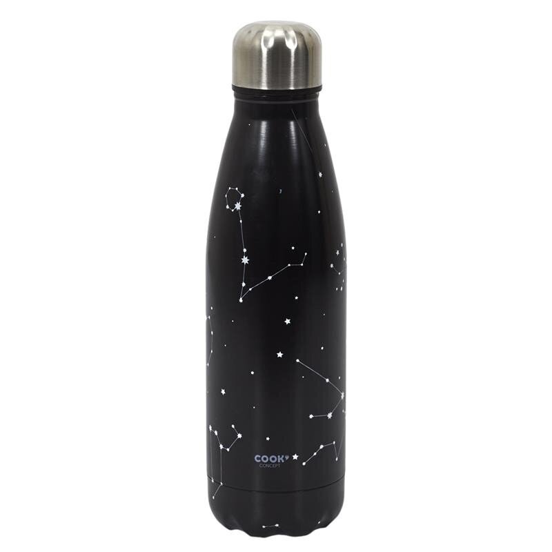 Ūdens pudele no nerūsējošā tērauda prezentācijas kastē Night Sky, 500 ml cena un informācija | Ūdens pudeles | 220.lv