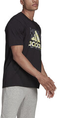 Футболка Adidas M Ovrspry T Black GS6318/M цена и информация | Мужские футболки | 220.lv