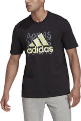 Adidas T-Krekli M Ovrspry T Black GS6318/M цена и информация | Мужские футболки | 220.lv