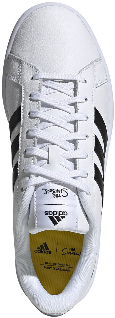 Adidas Apavi Grand Court White H02555/8.5 cena un informācija | Sporta apavi vīriešiem | 220.lv