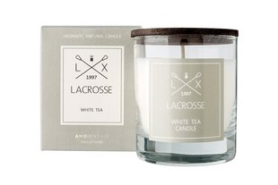 Svece no dabīgā sojas vaska Lacrosse White Tea, 200 g cena un informācija | Sveces un svečturi | 220.lv