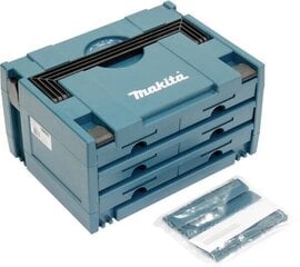 Ящик для инструментов Makita MAKSTOR Модель 3.6 DRAWER TOWER 3-4 с 6 отделениями P-84333 цена и информация | Ящики для инструментов | 220.lv