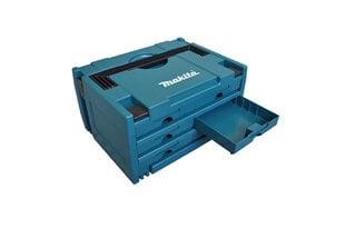 Ящик для инструментов Makita MAKSTOR Модель 3.6 DRAWER TOWER 3-4 с 6 отделениями P-84333 цена и информация | Ящики для инструментов, держатели | 220.lv