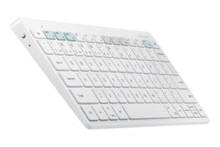 Bezvadu tastatūra Samsung EJ-B3400UWEGEU, balta цена и информация | Клавиатуры | 220.lv