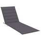 Dārza sauļošanās krēsls ar matraci un galdu, brūns цена и информация | Sauļošanās krēsli | 220.lv