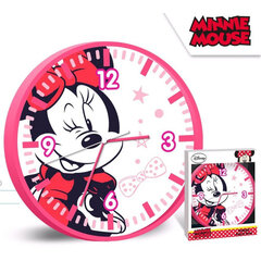 Sienas pulkstenis Disney Minnie, 25 cm cena un informācija | Bērnu aksesuāri | 220.lv
