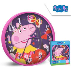 Sienas pulkstenis Peppa Pig, 25 cm цена и информация | Аксессуары для детей | 220.lv