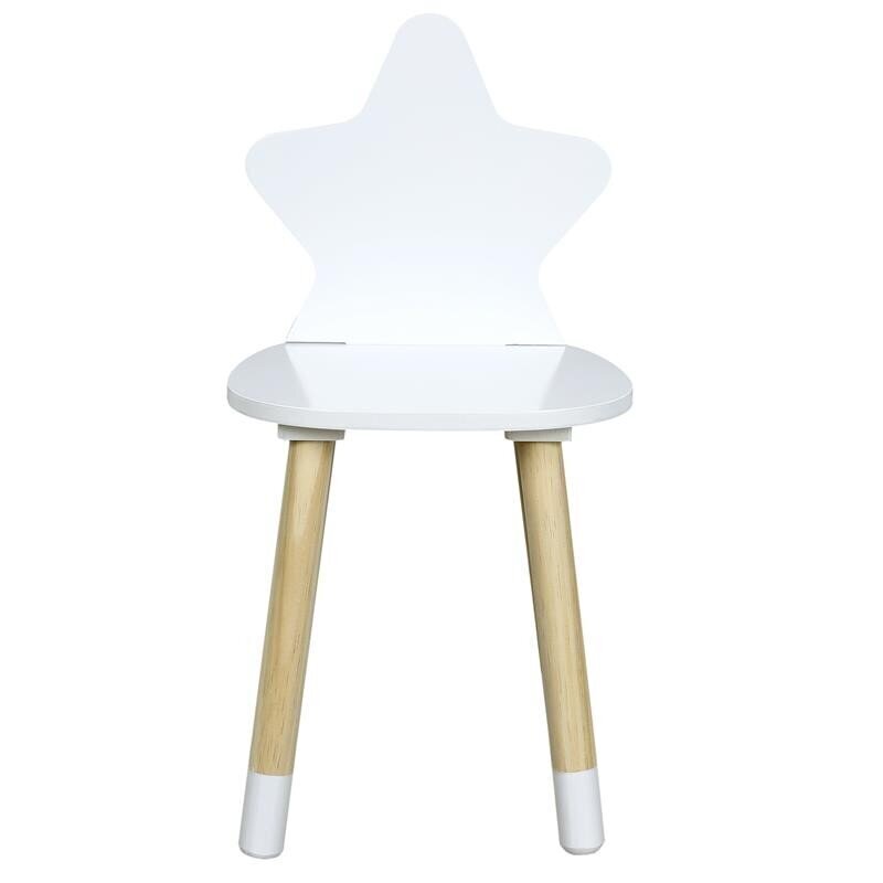 Bērnu krēsls White Star, 28x54 cm, balts cena un informācija | Bērnu krēsliņi un bērnu galdiņi | 220.lv