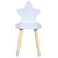 Bērnu krēsls Grey Star, 28x54 cm, balts cena un informācija | Bērnu krēsliņi un bērnu galdiņi | 220.lv
